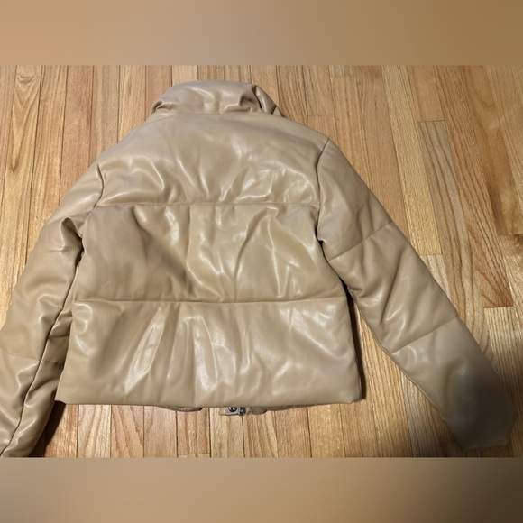 Abercrombie & Fitch Tan Puffer Jacket Size XS - Picture 10 of 10